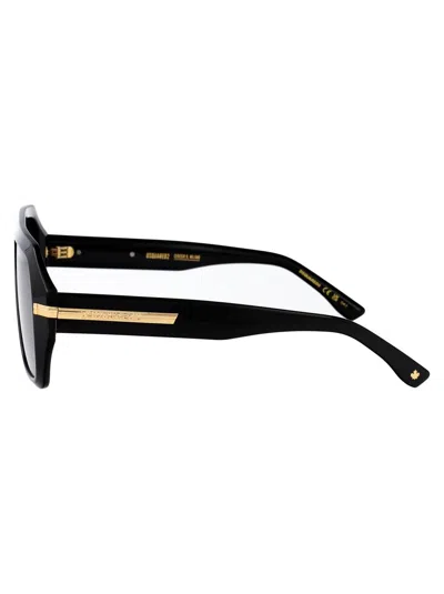 Dsquared2 Pilot-frame Sunglasses In Black