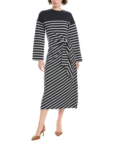 Madewell Side-tie Knit Maxi Dress In Black
