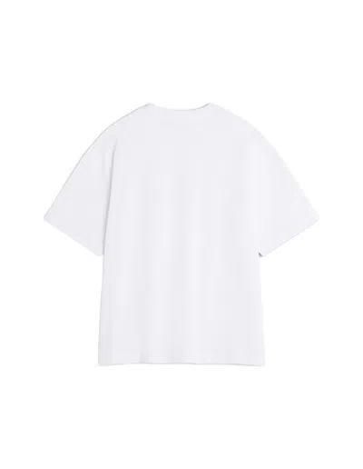 Maison Kitsuné T-shirt With Dressed Fox Embroidery In White