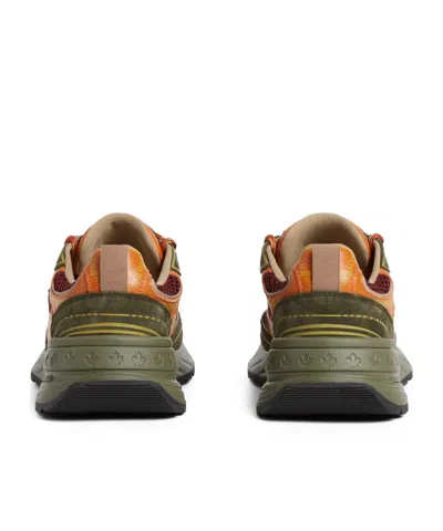 Dsquared2 Casual Low Top Sneakers With Mesh Panels In Multi