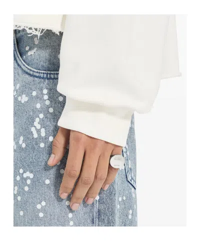 Mm6 Maison Margiela Numeric Signet Ring In Black