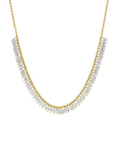 Effy Fine Jewelry 14k 4.90 Ct. Tw. Lab-grown Diamond Necklace In Yellow