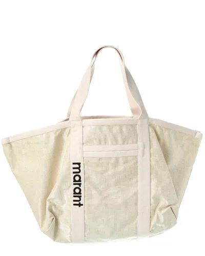 Isabel Marant Warden Canvas Tote In Sand