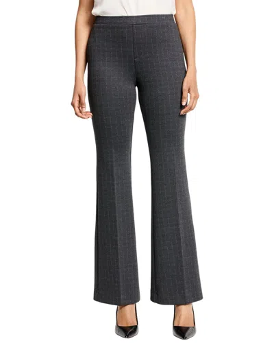 Nic + Zoe Nic+zoe Petite Pinstripe Ponte Bootcut Pant In Gray