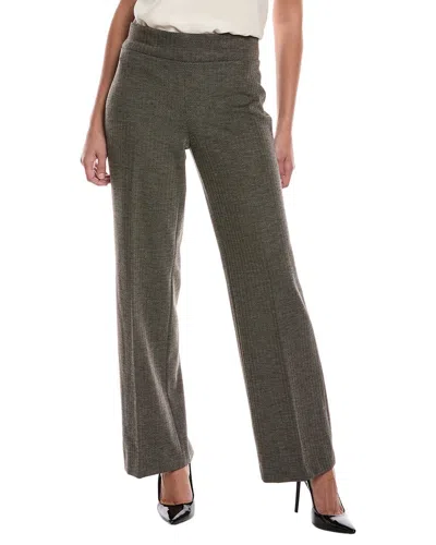 Anne Klein Pull-on Wide Leg Trouser In Green