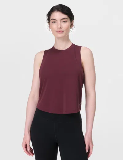 Sweaty Betty Women's Soft Flow Studio Twist Back Vest In Red