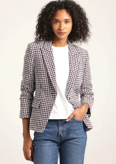 Derek Lam 10 Crosby Ralph Ruched Sleeve Jacket In Brown