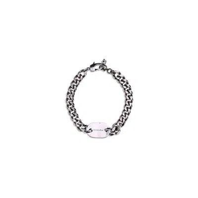Alexander Mcqueen Skull Men's Bracelet In Silver