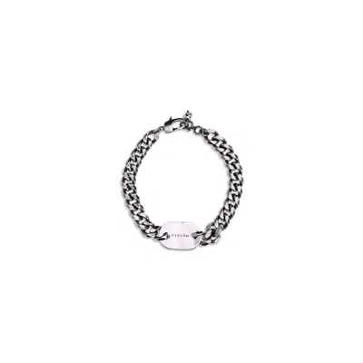 Alexander Mcqueen Skull Men's Bracelet In Silver