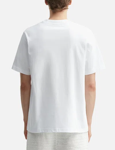 Casablanca Print T-shirt In White