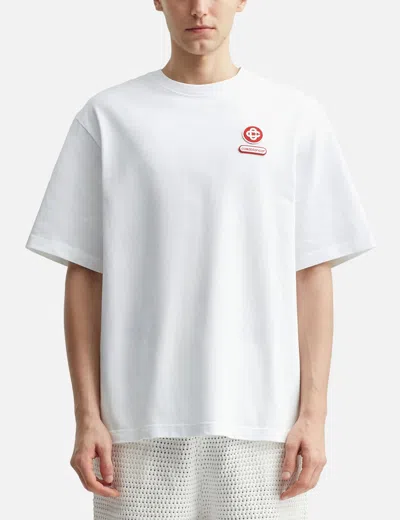 Casablanca Montagne Sportif Oversized T-shirt In White