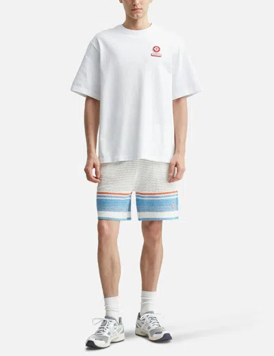 Casablanca Montagne Sportif Oversized T-shirt In White