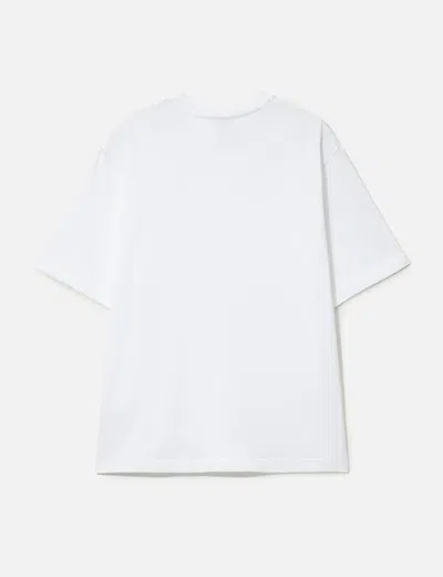 Casablanca White Cotton Short-sleeved T-shirt With Graphic Print In White