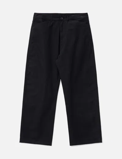 Observe Reverse Twill Barrel Pant In Black