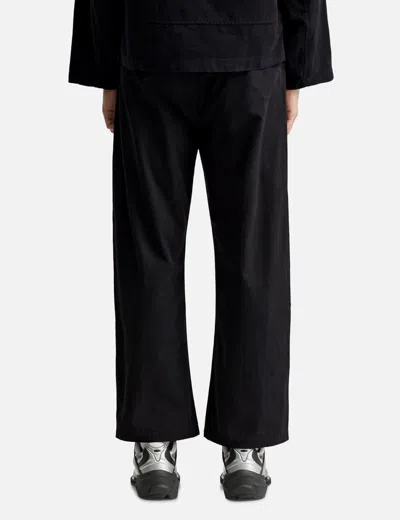 Observe Reverse Twill Barrel Pant In Black
