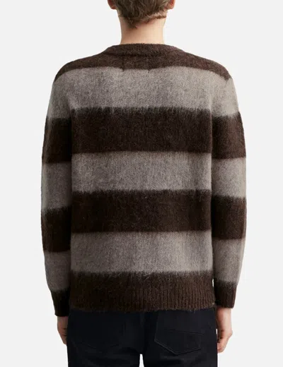 Observe Wool Mohair Striped Knit Sweater In Multi