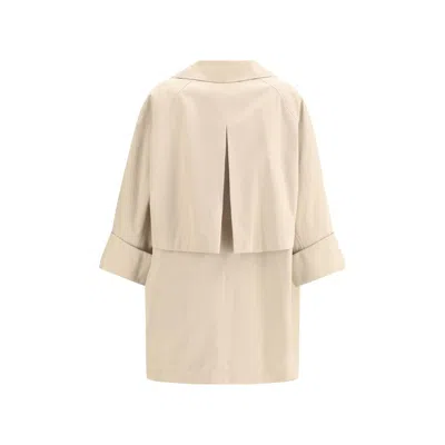 Brunello Cucinelli Wide-lapels Jewel-embellished Jacket In Sand