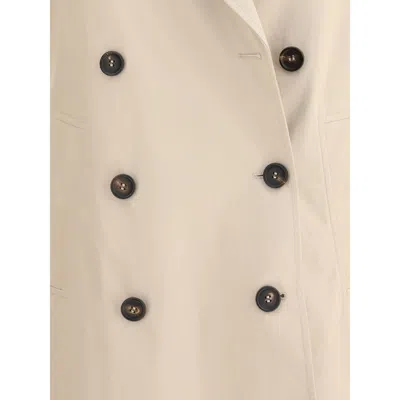 Brunello Cucinelli Wide-lapels Jewel-embellished Jacket In Sand