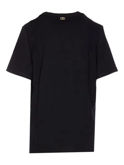 Liu •jo T-shirt Liu Jo Woman Color Multicolor In Black