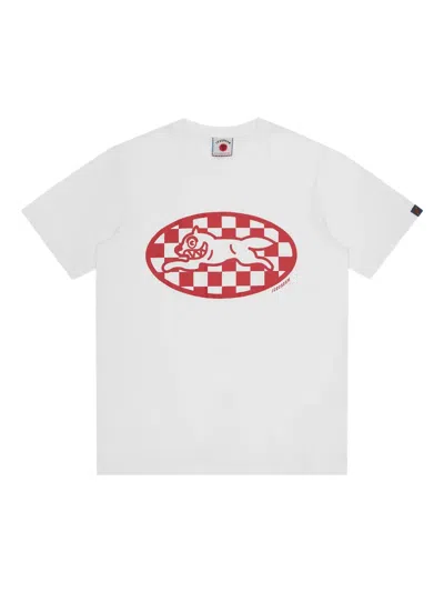 Icecream Runing Dog T-shirt In White