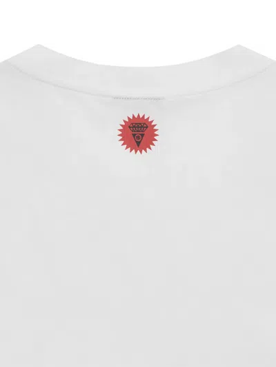 Icecream Runing Dog T-shirt In White