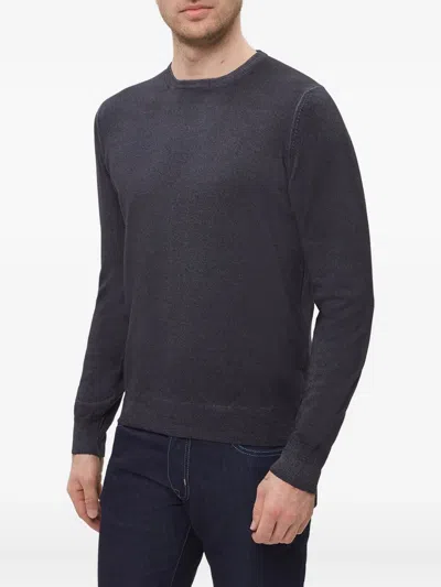 Gran Sasso Crew-neck Sweater In Blue