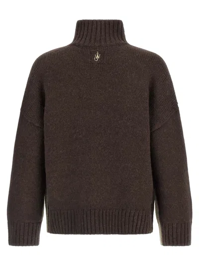 Jw Anderson Two Tone Patch Pocket Sweater In Multi
