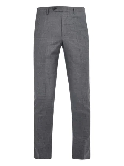 Tombolini Three-button Wool Suit In Gray