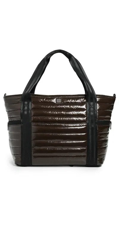 Think Royln Jetset Wingman Tote Glossy Chocolate
