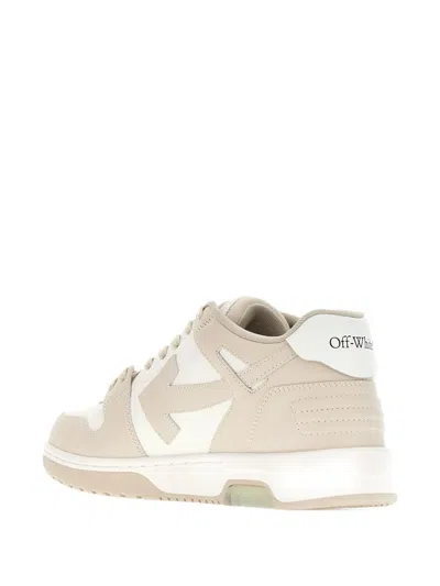 OUT OF OFFICE 皮质拼接运动鞋