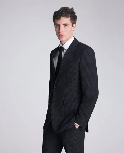 Kenneth Cole Ready Flex Slim Fit Nested Suit In Black