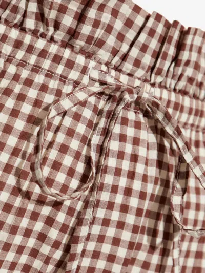 Posse Callie Drawstring Short In Multi In Brown