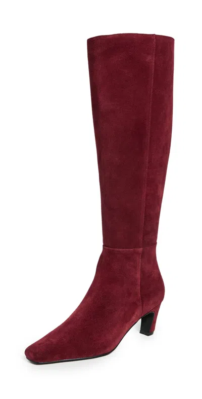 Intentionally Blank Filmore Boots Maroon In Burgundy