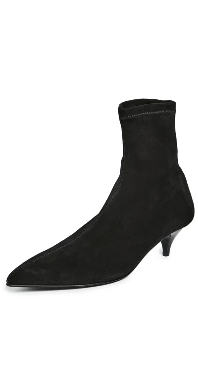 A.emery A. Emery Ophelia Suede Ankle Boots In Black