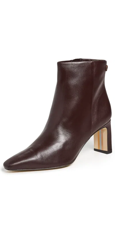 Sam Edelman Saige Heeled Booties Spiced Pecan In Brown