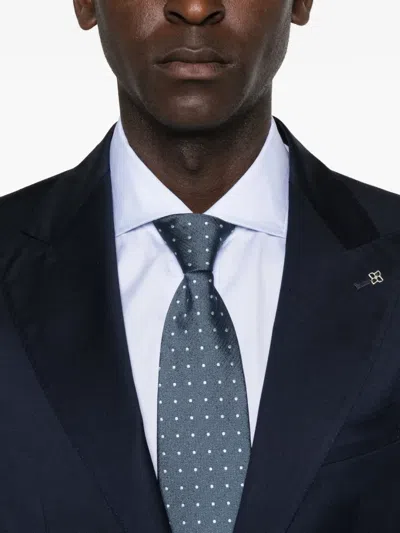 Tagliatore Wool Two-button Suit In Blue