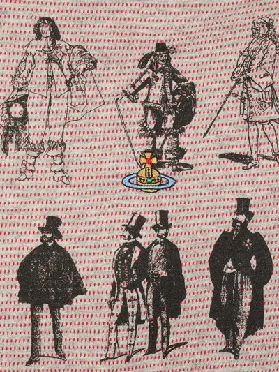 Vivienne Westwood Evolution Of Man-print Crew-neck T-shirt In Brown