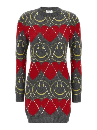 Moschino Dress In Multi