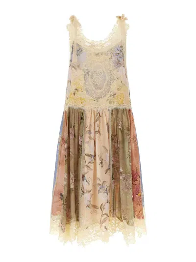 Zimmermann 'cascadian' Dress In Multi