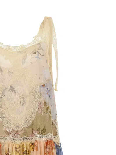 Zimmermann 'cascadian' Dress In Multi