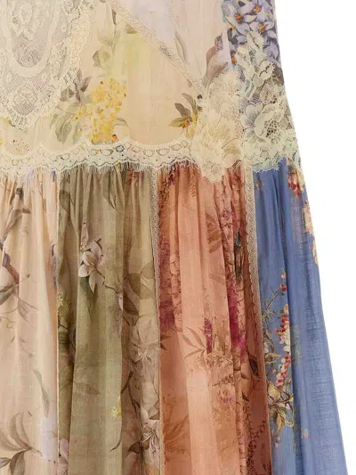 Zimmermann 'cascadian' Dress In Multi