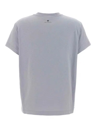 Stella Mccartney Lovestruck Logo Cotton T-shirt In Gray