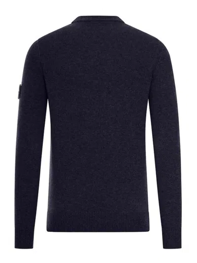 Stone Island Wool Crewneck Sweater In Multi