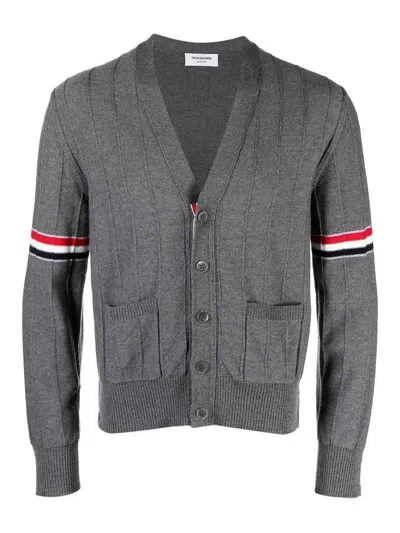 Thom Browne Sweaters Med Grey In Gray
