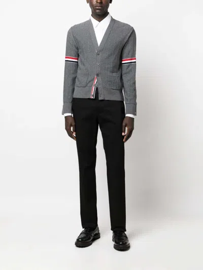 Thom Browne Sweaters Med Grey In Gray