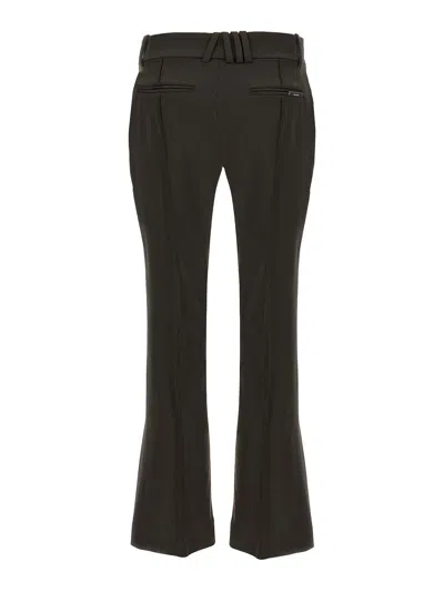 Attico Flared Pants In Black