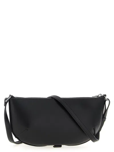 Courrèges Courreges Women Holy Eclipse Leather Shoulder Bag In Black