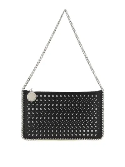 Stella Mccartney 'studded Chain Strap Shoulder Bag' In Black
