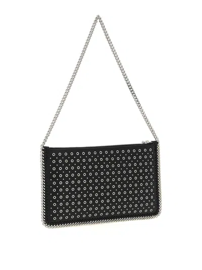 Stella Mccartney 'studded Chain Strap Shoulder Bag' In Black