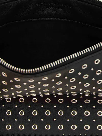 Stella Mccartney 'studded Chain Strap Shoulder Bag' In Black